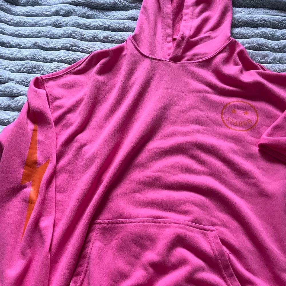 Pink hoodie